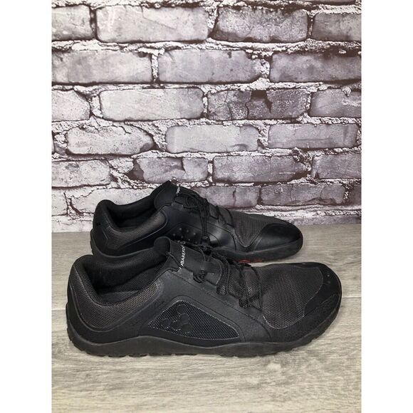 Vivobarefoot Primus Trail Firm Ground Black Mesh Running Shoes Men Sz 47EU/13.5M - Picture 3 of 16
